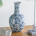 Ваза с классическим узором шинуазри синего цвета Blue & White Ornament  варинант исполнения - 5 | Loft Concept в Нижнем Новгороде