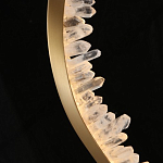 Подвесной светильник обрамленный элементами в виде кристаллов Smooth Shine варинант исполнения - 5 | Loft Concept в Нижнем Новгороде