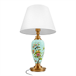 Настольная лампа голубая с изображением птиц Slip Away варинант исполнения - 3 | Loft Concept в Нижнем Новгороде