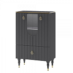 Витрина низкая двухдверная с ящиком Expanses of Beauty Graphite варинант исполнения - 1 | Loft Concept в Нижнем Новгороде