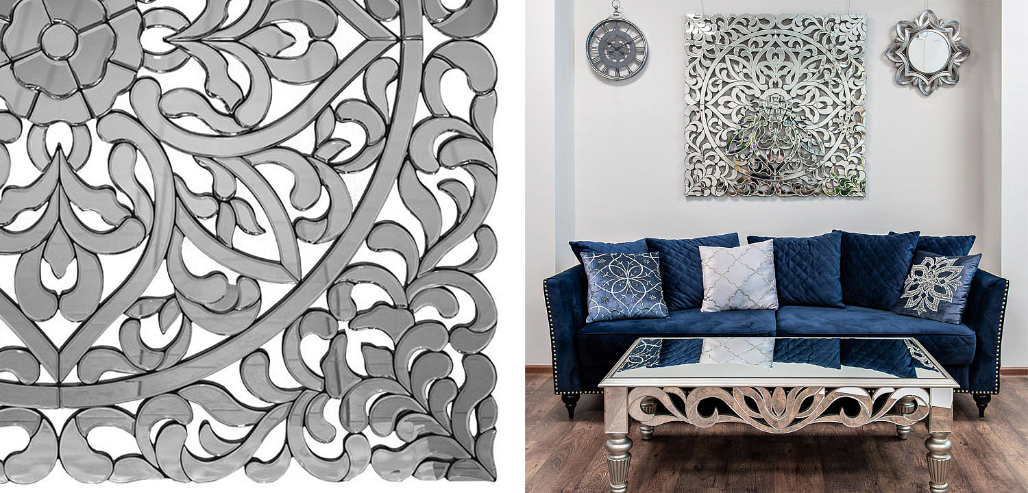 Зеркальное панно Openwork Mirror Square - Loft-Concept в Нижнем Новгороде