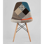 Пластиковый стул на ножках из массива бука Eames Пэчворк варинант исполнения - 4 | Loft Concept в Нижнем Новгороде