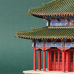 Макет Китайской пагоды миниатюра Дворцовый парк Синцинь в Пекине варинант исполнения - 1 | Loft Concept в Нижнем Новгороде