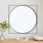 Зеркало в черной металлической раме Urban Style Mirror варинант исполнения - 3 | Loft Concept в Нижнем Новгороде