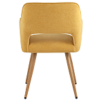 Стул в рогожке желтого цвета NEASAN STOOL варинант исполнения - 3 | Loft Concept в Нижнем Новгороде