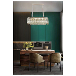 Люстра овальная с хрустальными подвесками Roul Crystal Light варинант исполнения - 8 | Loft Concept в Нижнем Новгороде