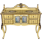 Комод деревянный Illustration of flowers варинант исполнения - 1 | Loft Concept в Нижнем Новгороде