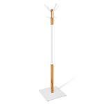 Вешалка с квадратным основанием и 4-мя белыми металлическими крючками Industrial Metal Rust варинант исполнения - 1 | Loft Concept в Нижнем Новгороде