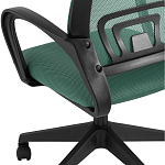 Офисное кресло с основанием из черного пластика Desk chairs Green варинант исполнения - 7 | Loft Concept в Нижнем Новгороде