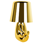 Настольная лампа фигурная золотого цвета с гладким абажуром Высота 16 см Sophia варинант исполнения - 6 | Loft Concept в Нижнем Новгороде