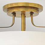 Потолочный светильник с круглым матовым белым плафоном Hinkley варинант исполнения - 6 | Loft Concept в Нижнем Новгороде