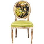 Стул из натурального бука с цветочным принтом Impressionism in Color варинант исполнения - 1 | Loft Concept в Нижнем Новгороде