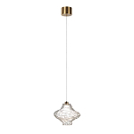 Подвесной светильник с плафоном из фактурного прозрачного стекла Light Ensemble варинант исполнения - 3 | Loft Concept в Нижнем Новгороде