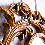 Зеркало настенное с рамой цвета античная бронза Classic Ornament Mirror варинант исполнения - 4 | Loft Concept в Нижнем Новгороде