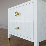 Тумба прикроватная с двумя ящиками Elsa Dreams White варинант исполнения - 3 | Loft Concept в Нижнем Новгороде