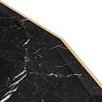 Консоль с чёрной столешницей и золотым фигурным основанием Cosmo варинант исполнения - 4 | Loft Concept в Нижнем Новгороде