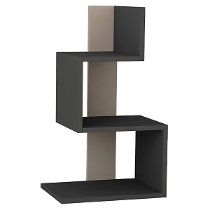 Стол приставной трехъярусный цвета антрацит ROSIE ANTHRACITE