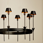 Люстра круглая со светодиодными лампами Innovation варинант исполнения - 5 | Loft Concept в Нижнем Новгороде