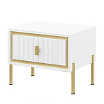 Тумба прикроватная белая с ящиком Antique Order варинант исполнения - 1 | Loft Concept в Нижнем Новгороде