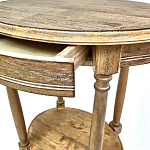 Деревянный овальный кофейный стол Margery Provence Coffee Table варинант исполнения - 5 | Loft Concept в Нижнем Новгороде