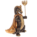 Подсвечник в виде дракона Dragon candlestick Gold варинант исполнения - 1 | Loft Concept в Нижнем Новгороде