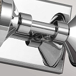 Бра для ванных комнат горизонтальное с 2-мя прозрачными рифлеными цилиндрическими плафонами Feiss варинант исполнения - 3 | Loft Concept в Нижнем Новгороде