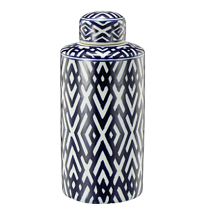 Ваза с крышкой Geometric Pattern