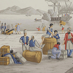 Обои ручная роспись Views of Italy Charvet варинант исполнения - 1 | Loft Concept в Нижнем Новгороде