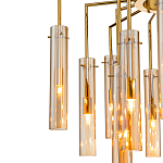 Люстра со стеклянными цилиндрическими плафонами Luminous Cylinders Amber варинант исполнения - 4 | Loft Concept в Нижнем Новгороде