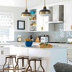 Подвесной светильник с круглым белым плафоном в индустриальном стиле Feiss варинант исполнения - 8 | Loft Concept в Нижнем Новгороде