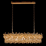 Люстра с декоративными элементами в виде крупных хрустальных цветов Palace Gardens варинант исполнения - 1 | Loft Concept в Нижнем Новгороде