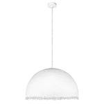 Подвесной светильник в форме купола белого цвета с ажурной бахромой Tactile Line варинант исполнения - 7 | Loft Concept в Нижнем Новгороде
