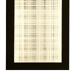 Светодиодное прямоугольное бра из металла черного цвета Lattice Lux варинант исполнения - 4 | Loft Concept в Нижнем Новгороде