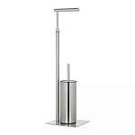 Держатель для туалетной бумаги с ершиком Chrome Bathroom Accessory варинант исполнения - 2 | Loft Concept в Нижнем Новгороде