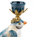 Фарфоровый подсвечник с птицей Eden Garden варинант исполнения - 4 | Loft Concept в Нижнем Новгороде