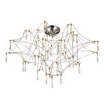 Потолочный светильник с тонким металлическим каркасом цвета хром Quasar варинант исполнения - 1 | Loft Concept в Нижнем Новгороде