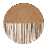 Бра круглое натуральная пробка с бахромой Natural Cork варинант исполнения - 1 | Loft Concept в Нижнем Новгороде