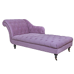 Кушетка фиолетовая с мягкой обивкой из велюра Michael Couch варинант исполнения - 1 | Loft Concept в Нижнем Новгороде