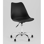 Офисный стул на металлическом основании EGGERY Black пластик варинант исполнения - 1 | Loft Concept в Нижнем Новгороде