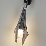 Бра черного цвета с плафоном из рельефного стекла Glass Pod варинант исполнения - 9 | Loft Concept в Нижнем Новгороде