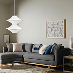 Подвесной вязаный белый светильник «Звезда Востока 02» варинант исполнения - 1 | Loft Concept в Нижнем Новгороде