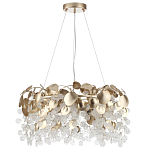 Люстра с декоративными подвесками из прозрачного стекла в форме монеток FAIRYTREE Light варинант исполнения - 6 | Loft Concept в Нижнем Новгороде