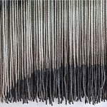 Пейзаж из нитей Макраме Wall decor Black and White Landscape варинант исполнения - 4 | Loft Concept в Нижнем Новгороде