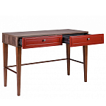 Стол письменный из массива бука с 2-мя ящиками красный Wenge Light варинант исполнения - 3 | Loft Concept в Нижнем Новгороде