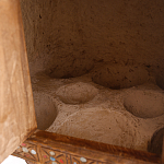 Декоративная винтажная печка из глины с инкрустацией Rarity варинант исполнения - 3 | Loft Concept в Нижнем Новгороде