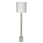 Торшер мраморный с белым абажуром Floor lamp Jewelry варинант исполнения - 1 | Loft Concept в Нижнем Новгороде