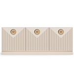 ТВ-тумба с 3-мя фактурными дверцами Satin Furniture варинант исполнения - 2 | Loft Concept в Нижнем Новгороде