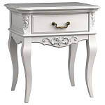 Тумба прикроватная белого цвета из массива бука в стиле прованс White Provence варинант исполнения - 2 | Loft Concept в Нижнем Новгороде