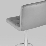 Барный стул с сиденьем серого цвета Honory варинант исполнения - 6 | Loft Concept в Нижнем Новгороде