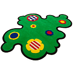 Дизайнерский ковер с цветами Poltronova Tappeto Prato Rug варинант исполнения - 2 | Loft Concept в Нижнем Новгороде